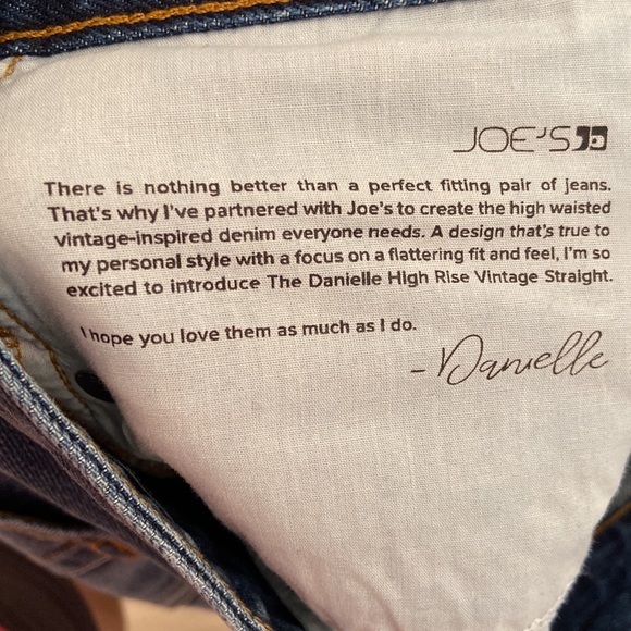 WeWoreWhat x Joe’s Danielle, High Rise, Vintage Straight, 26x29, NWT, $209 MSRP - Picture 10 of 14